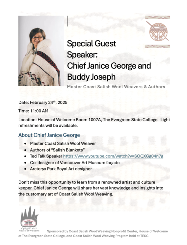 Chief Janice George & Buddy Joseph - Guest Speaking February 24th
